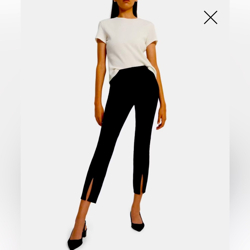 Theory Slip on Dressy Leggings Size 8